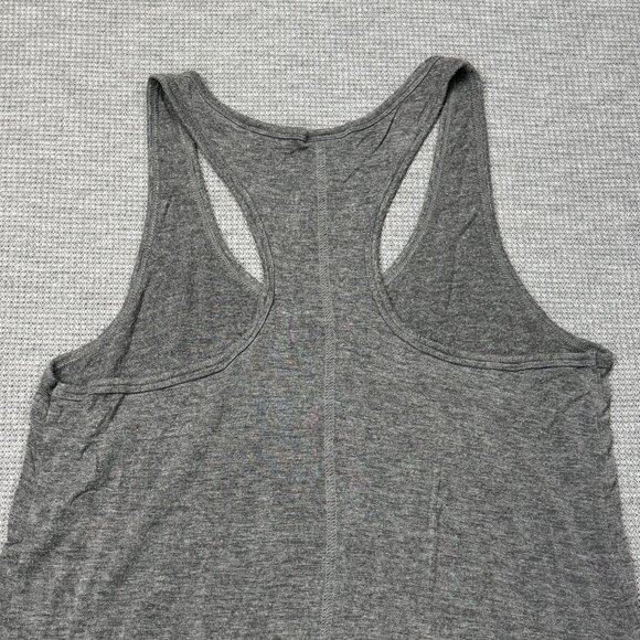 Mossimo Supply Co Gray Racerback Tank Top Front Knot Detail T-Back Activewear XS - Picture 7 of 12